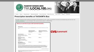 
                            5. Prescription benefits at TA/OA/MTA Bus | TWU Local 100