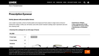 
                            2. Prescription eyewear - uvex safety UK