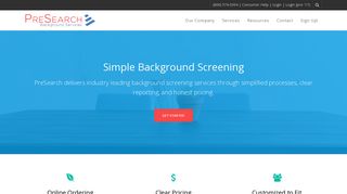 
                            8. PreSearch, Inc. | Simple Background Screening – Easy to use ...