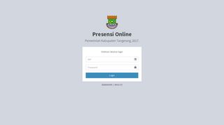 
                            2. Presensi Online | Pemerintahan Kabupaten Tangerang