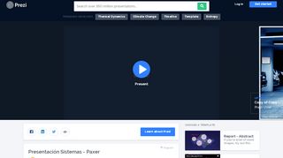 
                            11. Presentación Sistemas - Paxer by on Prezi