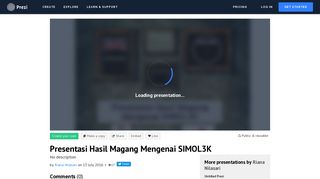 
                            8. Presentasi Hasil Magang Mengenai SIMOL3K by Riana Nilasari on ...