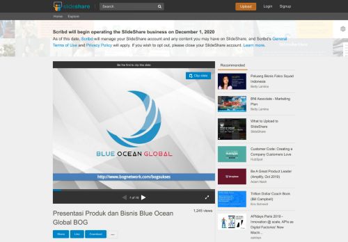 
                            12. Presentasi Produk dan Bisnis Blue Ocean Global BOG - SlideShare