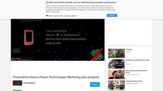 
                            8. Presentation Kairos Planet Technologies Marketing plan (english) ...