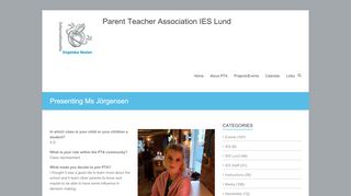 
                            8. Presenting Ms Jörgensen – Parent Teacher Association IES Lund