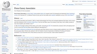 
                            10. Press Ganey Associates - Wikipedia