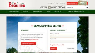 
                            2. Press Login - Beaulieu