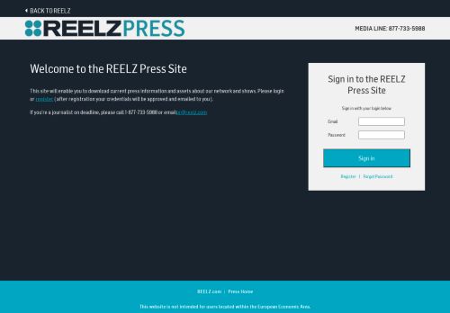 
                            12. Press Login - REELZChannel