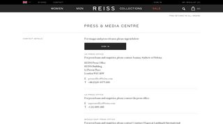 
                            4. Press & Media Centre - Reiss