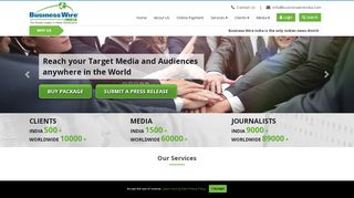 
                            8. Press Release Distribution | Media Monitoring | Business Wire India