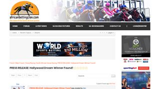 
                            7. PRESS RELEASE: Hollywood Dream Winner Found! - African Betting Clan