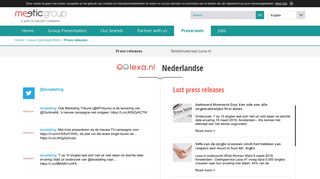 
                            10. Press releases - meetic group corporate site