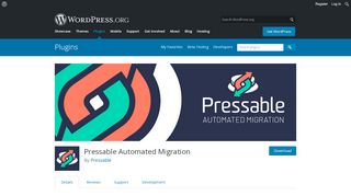 
                            8. Pressable Automated Migration | WordPress.org