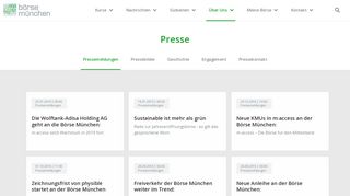 
                            10. Presse - Immer auf dem neuesten Stand. | Börse München