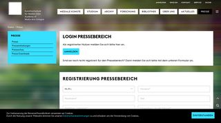 
                            2. Presse Login - KHM