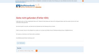 
                            8. Presse - Raiffeisenbank Borken Nordhessen eG -