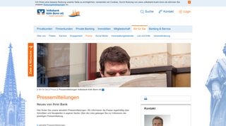 
                            5. Pressemitteilungen - Volksbank Bonn Rhein-Sieg