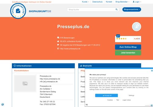 
                            7. Presseplus.de: Erfahrungen, Bewertungen, Meinungen
