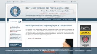 
                            12. Presserabatte und kostenlose Leistungen für DVPJ-Mitglieder