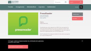 
                            8. PressReader | Holstebro Bibliotek