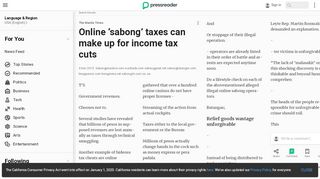 
                            7. PressReader - Manila Times: 2015-12-04 - Online 'sabong' taxes can ...