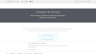
                            8. Prestador de Serviços - Trabalhe Conosco | Porto Seguro