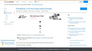 
                            10. PrestaShop (1.6) move login button - Stack Overflow