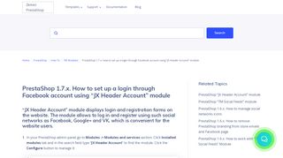 
                            12. PrestaShop 1.7.x. How to set up a login through Facebook account ...
