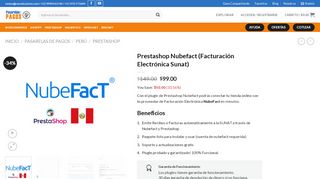 
                            7. Prestashop Nubefact (Facturación Electrónica Sunat) - Pasarelas de ...