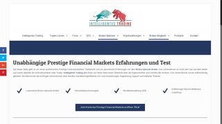 
                            5. Prestige Financial Markets Betrug? - Echte Erfahrungen