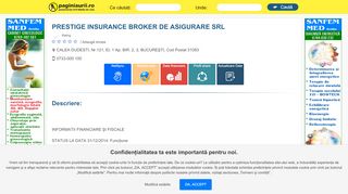 
                            12. PRESTIGE INSURANCE BROKER DE ASIGURARE SRL, 3 ...