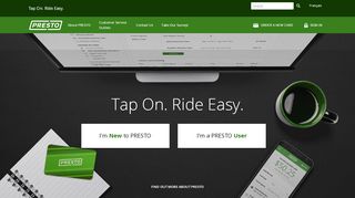 
                            10. PRESTO: Tap On. Ride Easy.