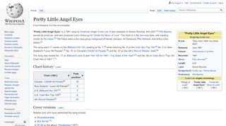 
                            12. Pretty Little Angel Eyes - Wikipedia