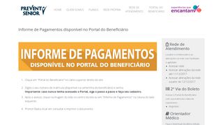 
                            8. Prevent Senior - Notícia: Informe de Pagamentos disponível no Portal ...