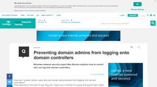 
                            8. Preventing domain admins from logging onto domain controllers