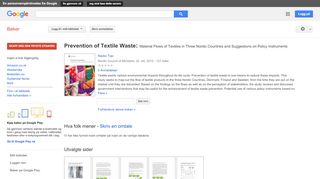 
                            11. Prevention of Textile Waste: Material Flows of Textiles in Three ...