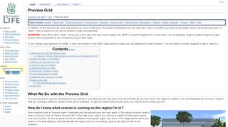 
                            3. Preview Grid - Second Life Wiki