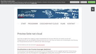 
                            2. Preview-Seite nat-cloud - NAT-Verlag - Materialien zur Behandlung ...