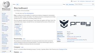 
                            9. Prey (software) - Wikipedia