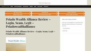 
                            4. Priado Wealth Alliance Review - Login, Scam, Legit - TestBoo
