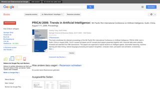 
                            4. PRICAI 2006: Trends in Artificial Intelligence: 9th Pacific Rim ...