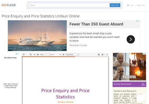 
                            12. Price Enquiry and Price Statistics Unifaun Online - PDF