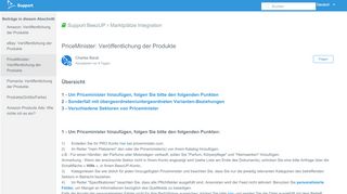 
                            7. PriceMinister: Veröffentlichung der Produkte – Support BeezUP