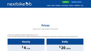 
                            4. Prices - Nextbike