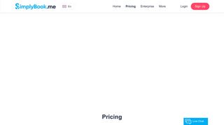 
                            11. Prices & Sign Up - SimplyBook.me booking system