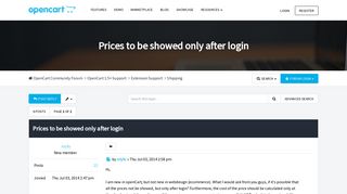 
                            2. Prices to be showed only after login - OpenCart Community ...