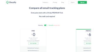 
                            9. Pricing and Plans — Docsify