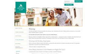 
                            7. Pricing - Marriott Vacation Club