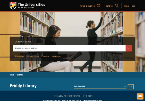 
                            7. Priddy Library | The Universities at Shady Grove