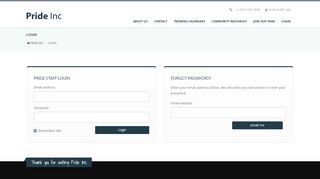 
                            4. Pride Staff Login - Pride Inc
